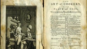 Picture of Hannah Gasse's Revolutionary Cookbook from the 1800's, The Art of Cookery